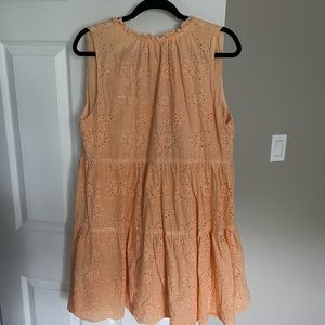 *WORN ONCE* BB Dakota Papaya Eyelet Babydoll Dress